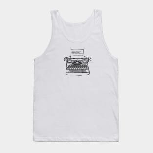 Wordsworth What We Have Loved, Black, Transparent Background Tank Top